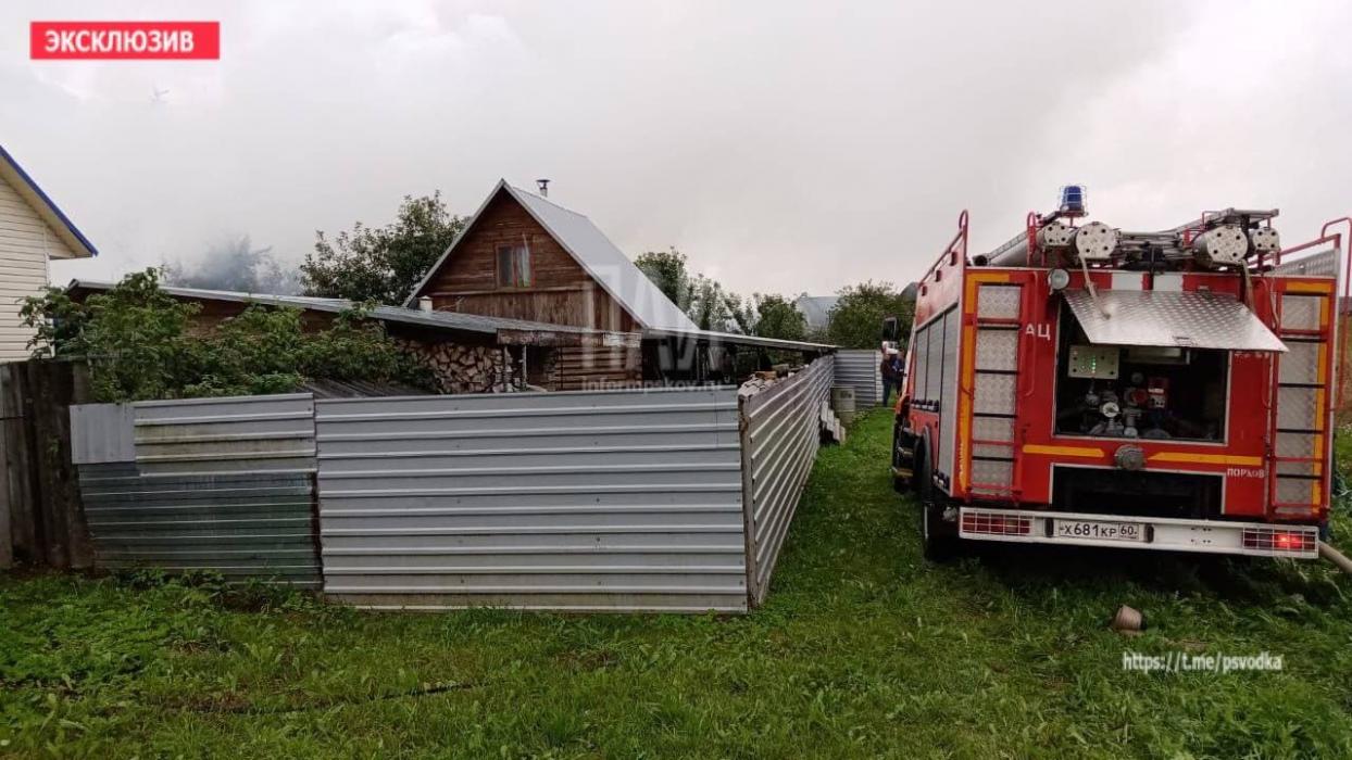 Пожар в Порхове 