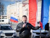 Фоторепортаж: Псковские профсоюзы присоединились к Всероссийскому автопробегу в честь 1 Мая