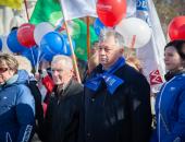 Фоторепортаж: Псковские профсоюзы присоединились к Всероссийскому автопробегу в честь 1 Мая