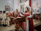 Фоторепортаж: Пасхальная служба в храме Александра Невского в Пскове