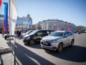 Фоторепортаж: Псковские профсоюзы присоединились к Всероссийскому автопробегу в честь 1 Мая