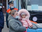 Фоторепортаж: В Псков прибыли более 400 беженцев с Украины