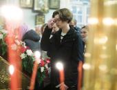 Фоторепортаж: Пасхальная служба в храме Александра Невского в Пскове