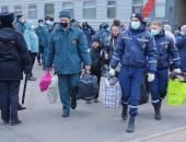 Фоторепортаж: В Псков прибыли более 400 беженцев с Украины