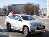 Фоторепортаж: Псковские профсоюзы присоединились к Всероссийскому автопробегу в честь 1 Мая