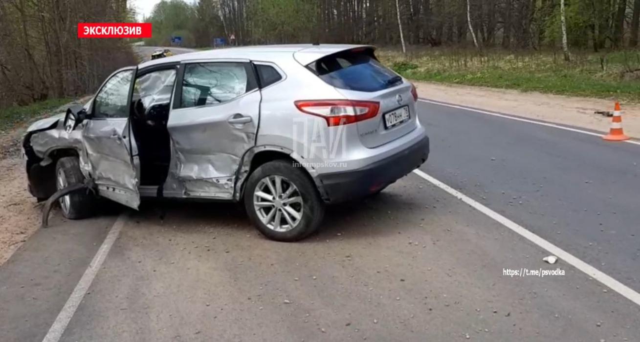 Женщина пострадала в результате ДТП в Пушкиногорском районе