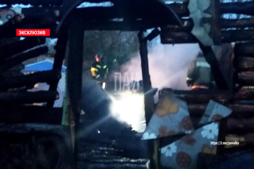 В деревне Верхний мост при пожаре погиб мужчина