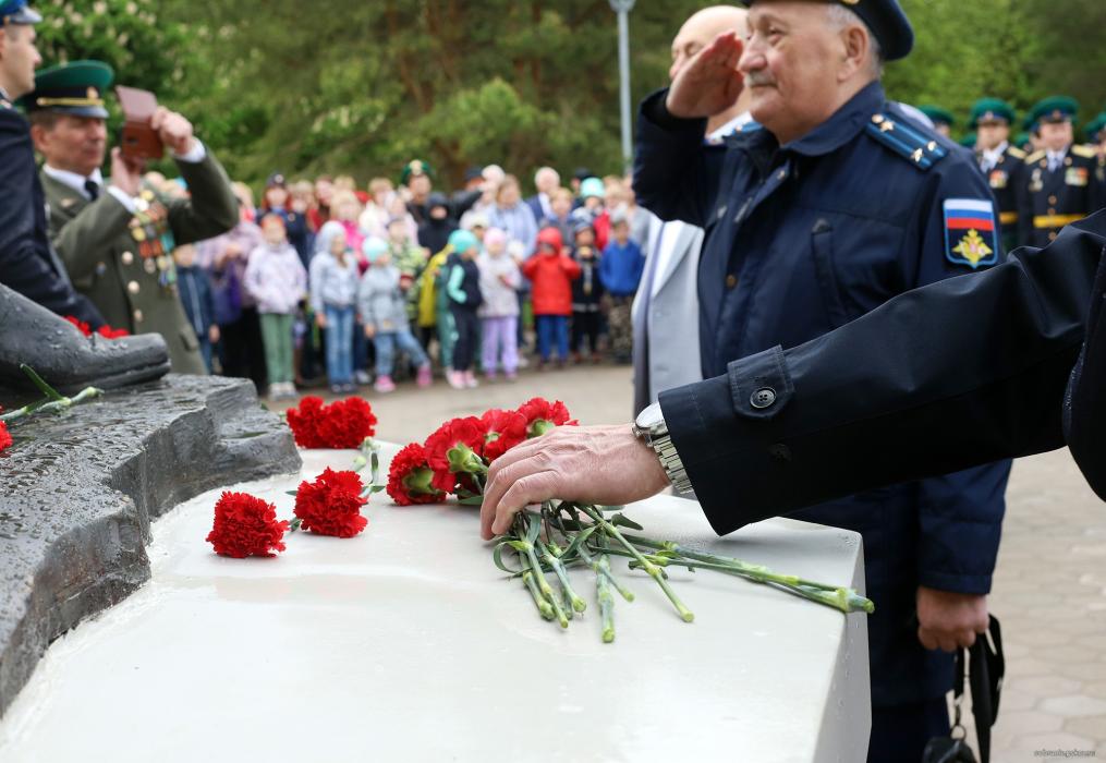 Посвящённый Дню пограничника митинг прошёл в Пскове