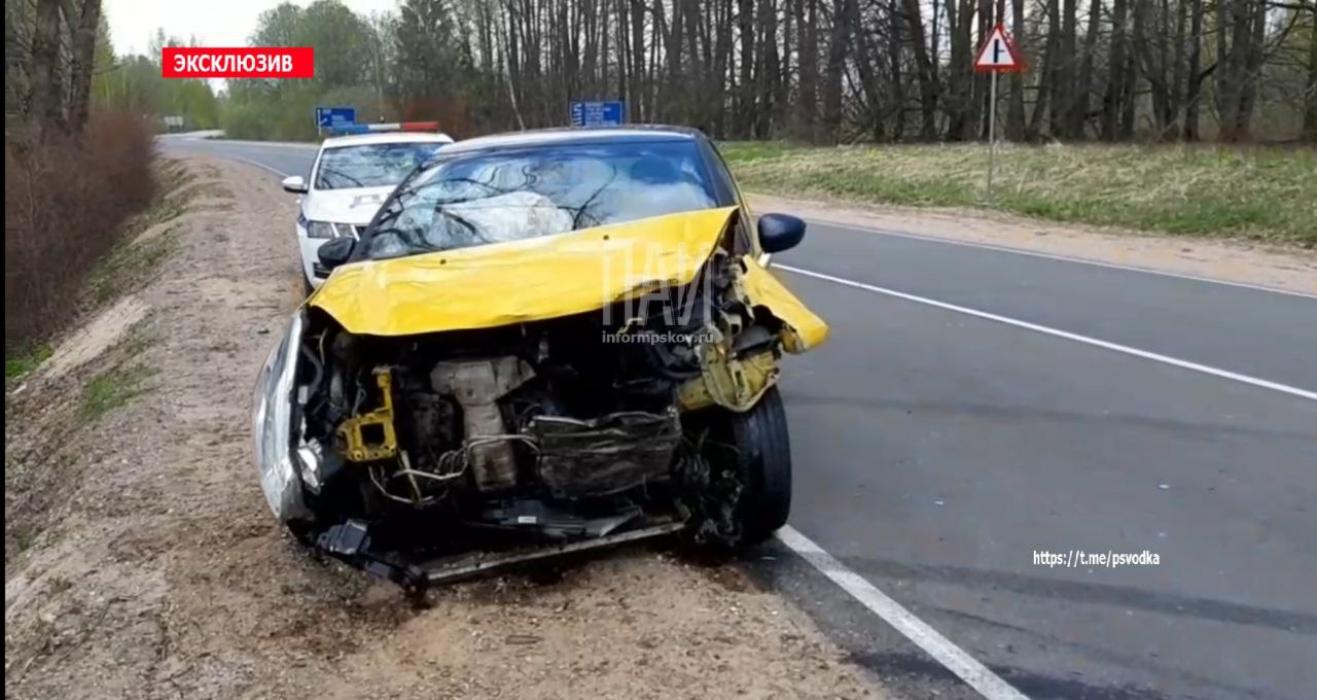 Женщина пострадала в результате ДТП в Пушкиногорском районе