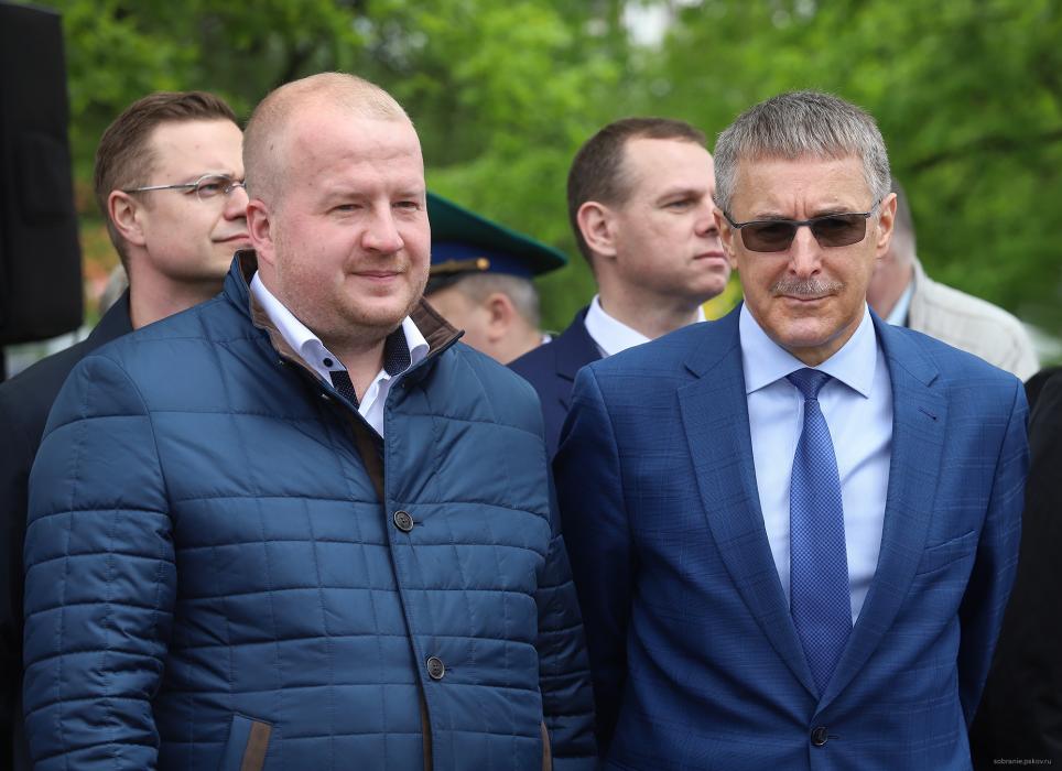 Посвящённый Дню пограничника митинг прошёл в Пскове