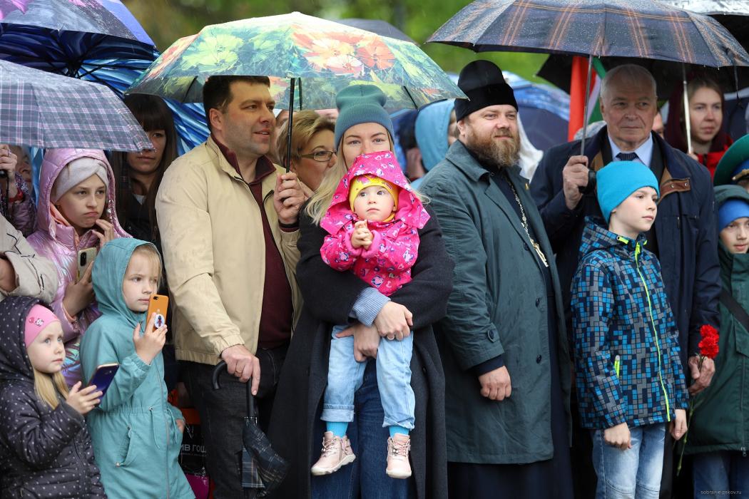 Посвящённый Дню пограничника митинг прошёл в Пскове