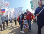 Фоторепортаж: «Поезд Помощи» с гуманитарным грузом отправился из Пскова