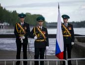 Фоторепортаж: Торжественная церемония развода пограничных нарядов