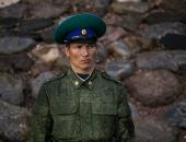 Фоторепортаж: Торжественная церемония развода пограничных нарядов