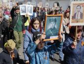 ФОТОРЕПОРТАЖ: «Бессмертный полк» на марше в Пскове