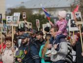 ФОТОРЕПОРТАЖ: «Бессмертный полк» на марше в Пскове