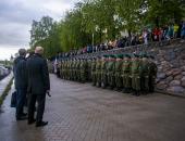 Фоторепортаж: Торжественная церемония развода пограничных нарядов