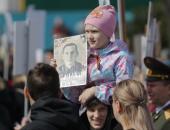 ФОТОРЕПОРТАЖ: «Бессмертный полк» на марше в Пскове