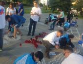 Фоторепортаж. Подготовка и зажжение свечей в Пскове. 