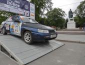 Фоторепортаж: Открытие третьего этапа чемпионата России по ралли в Пскове