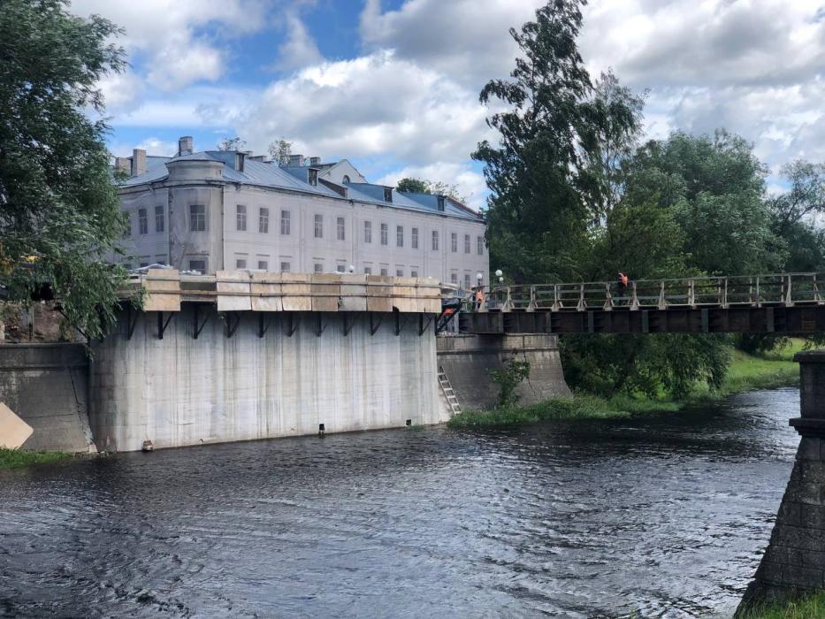 Советский (Троицкий) мост в Пскове