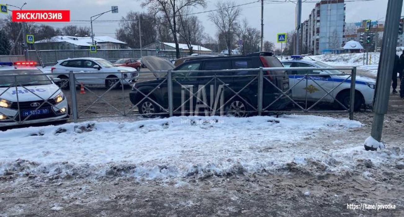 ДТП на улице Юбилейной в Пскове