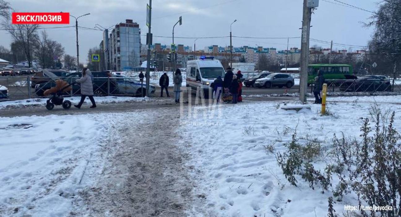 ДТП на улице Юбилейной в Пскове