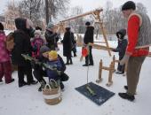 ФОТОРЕПОРТАЖ Масленичные гуляния в Пскове