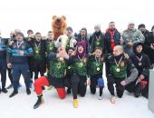 ФОТОРЕПОРТАЖ Снежное регби в Пскове