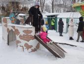ФОТОРЕПОРТАЖ Масленичные гуляния в Пскове