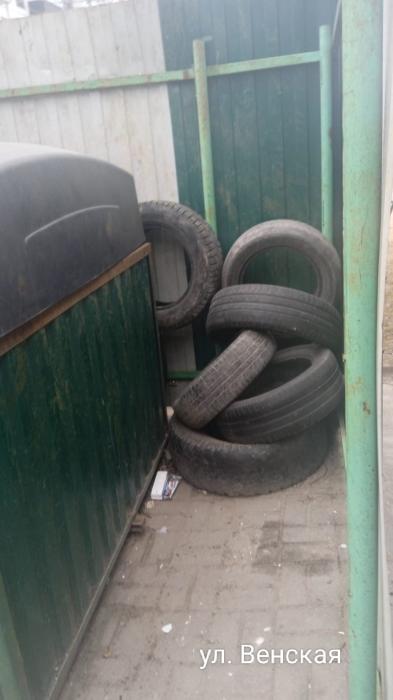  Складирование автомобильных шин на площадках