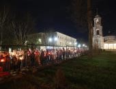ФОТОРЕПОРТАЖ Пасхальное богослужение в Пскове