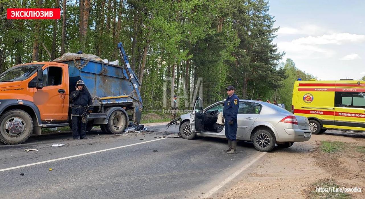 Авария в деревне Малая Гверстонь