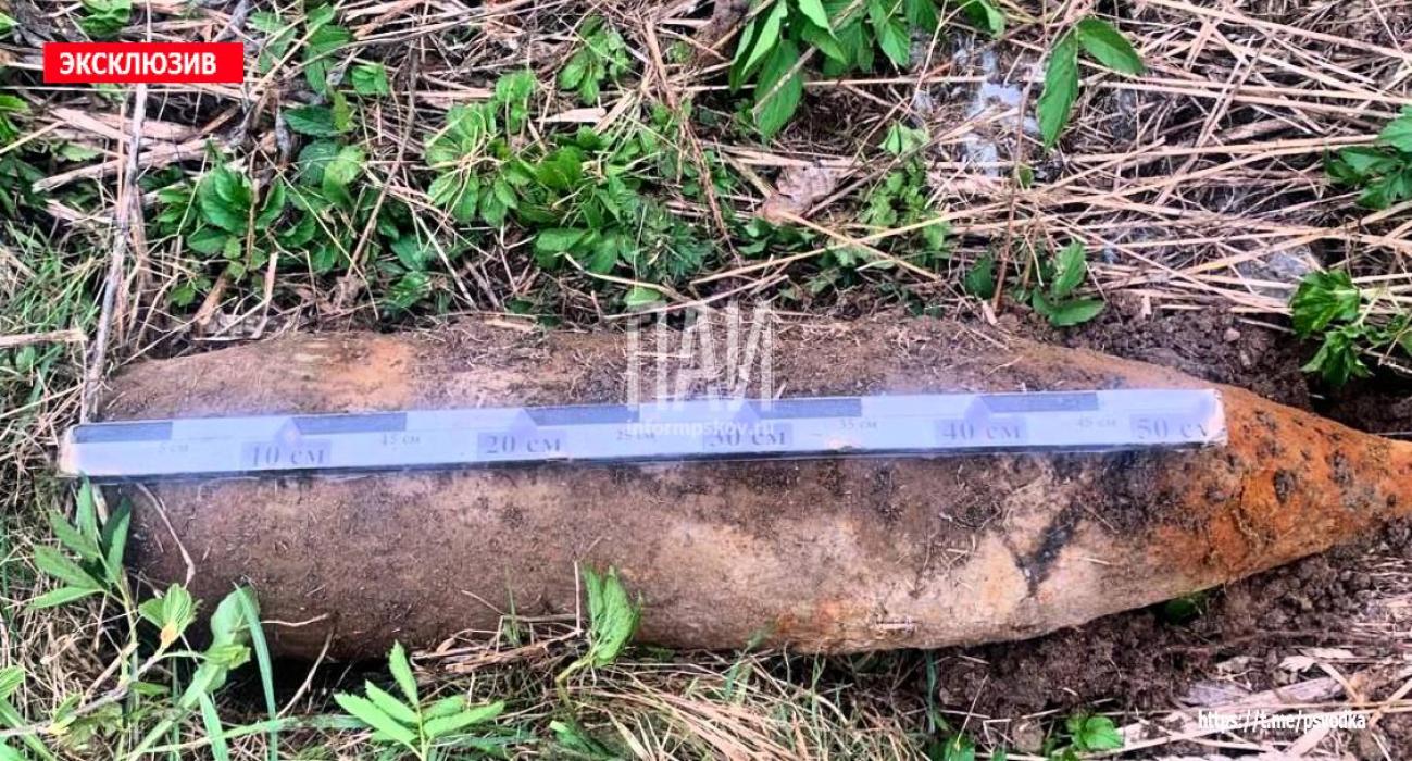 Снаряд времен Великой Отечественной войны обнаружили в Невельском районе