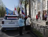 ФОТОРЕПОРТАЖ Первомайский автопробег профсоюзов в Пскове