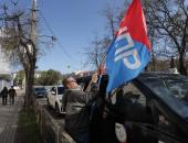 ФОТОРЕПОРТАЖ Первомайский автопробег профсоюзов в Пскове