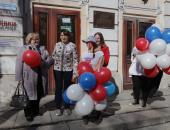 ФОТОРЕПОРТАЖ Первомайский автопробег профсоюзов в Пскове