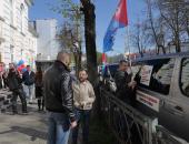 ФОТОРЕПОРТАЖ Первомайский автопробег профсоюзов в Пскове