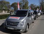 ФОТОРЕПОРТАЖ Первомайский автопробег профсоюзов в Пскове