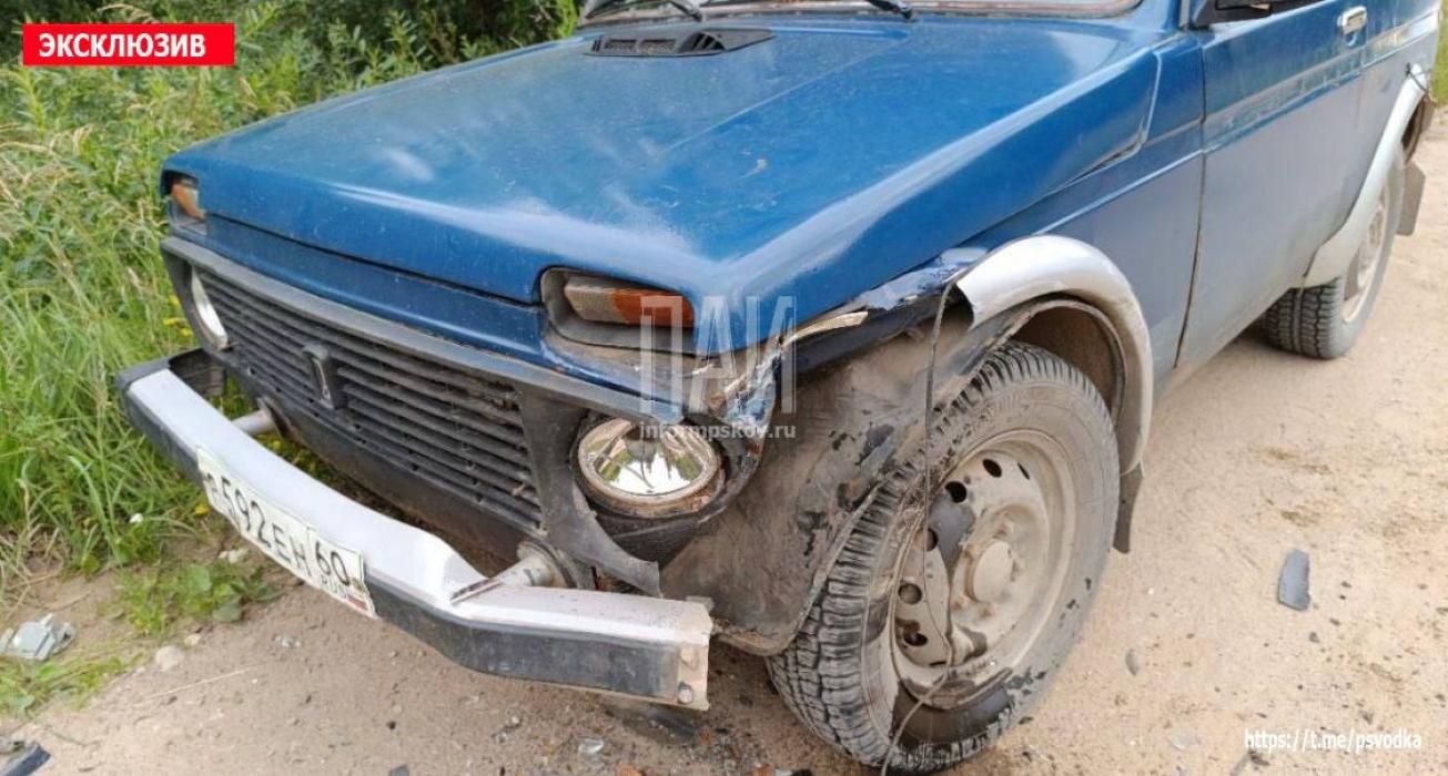 Столкновение двух авто в Великолукском районе