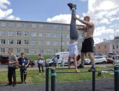 ФОТОРЕПОРТАЖ. Соревнования по воркауту в честь Дня города Пскова