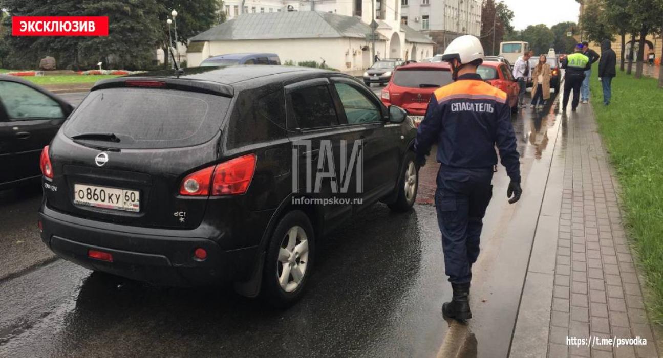 56-летний пешеход пострадал после ДТП в центре Пскова   