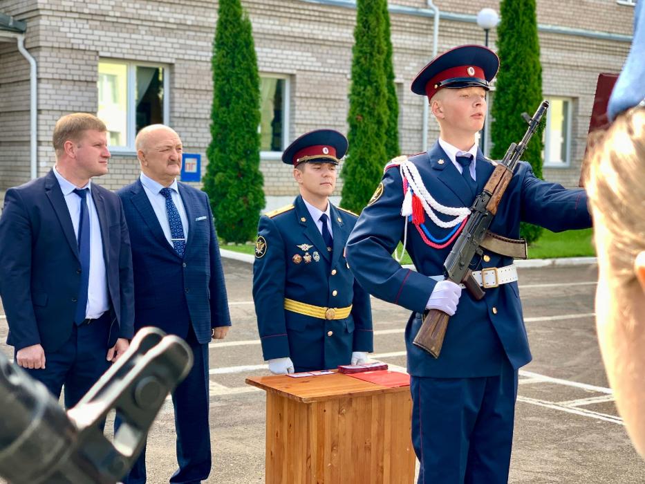 Александр Гончаренко поздравил первокурсников университета ФСИН в Пскове