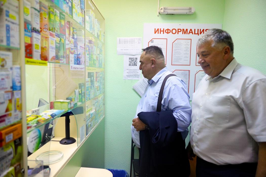 Работу аптечного пункта проконтролировал Алексей Севастьянов