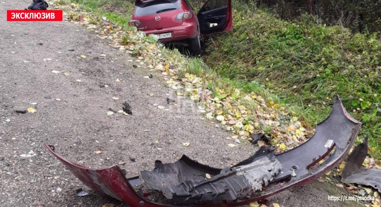 Столкновение двух автомобилей произошло в Струго-Красненском районе