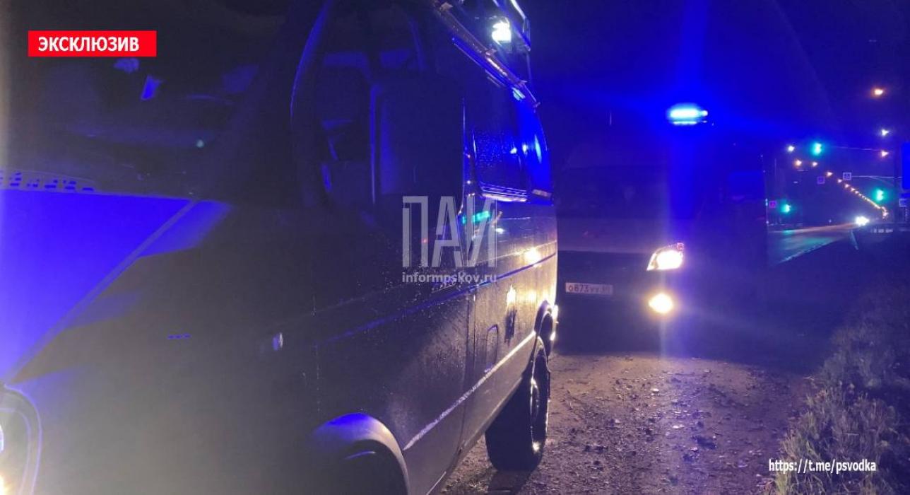 Автомобиль вылетел в кювет и перевернулся в Псковском районе