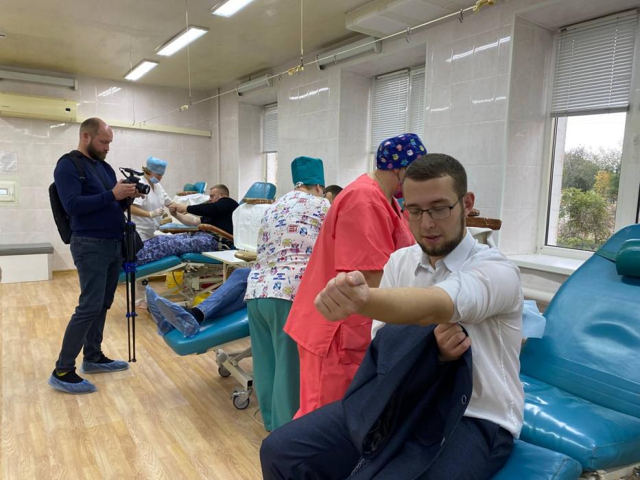 Псковичи сдали кровь и присоединились к акции в поддержку донорского движения костного мозга 