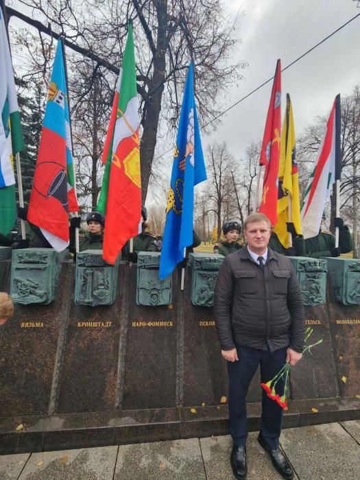Замглавы администрации Пскова принял участие в посвящённом десятилетию Союза городов воинской славы мероприятии