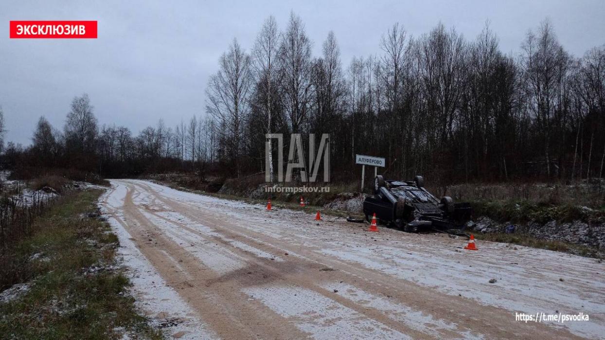 Пассажир пострадал в ДТП в Пушкиногорском районе