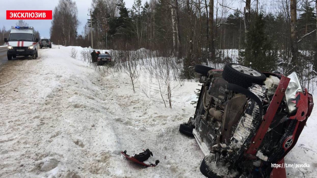 Пенсионерка пострадала в ДТП в Псковском районе 